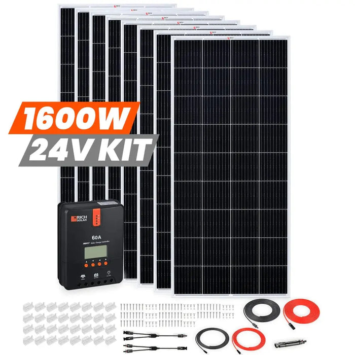 Rich Solar 1600 Watt Solar Kit.   At  Generation Eco Store