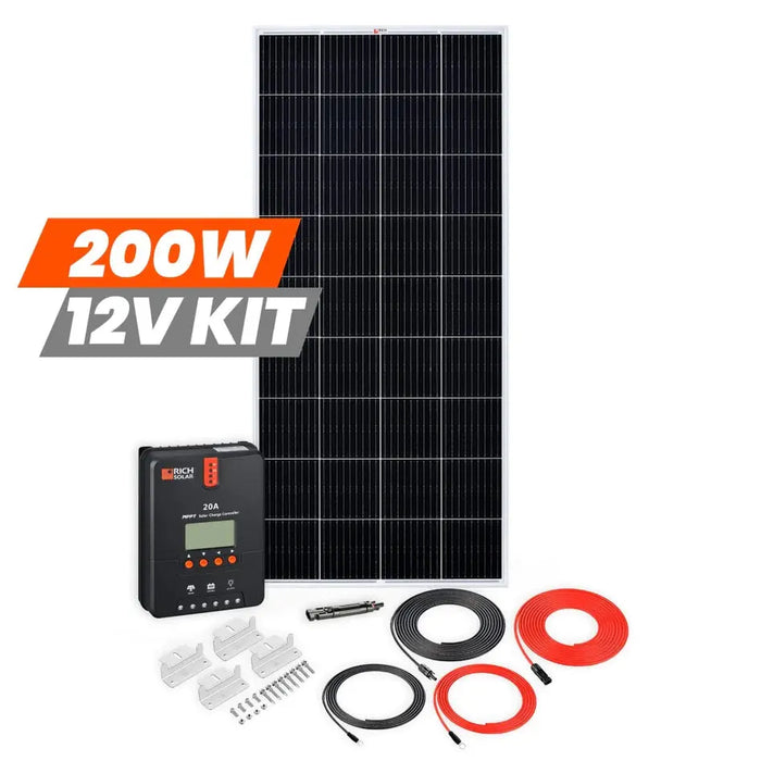 Rich Solar 200 Watt Solar Kit.   At  Generation Eco Store