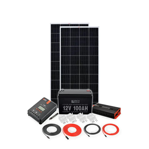 Rich Solar 400 Watt Complete Solar Kit.   At  Generation Eco Store