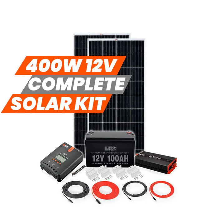 Rich Solar 400 Watt Complete Solar Kit.   At  Generation Eco Store