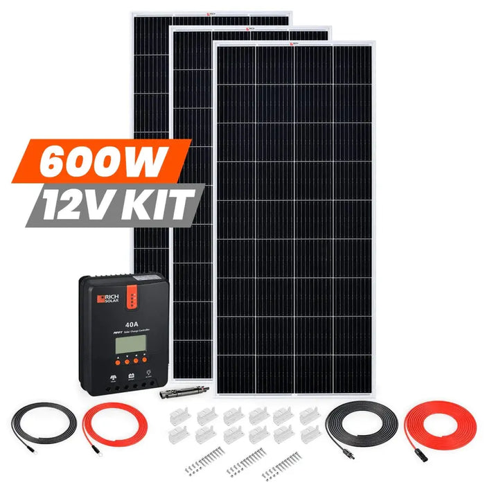 Rich Solar 600 Watt Solar Kit.   At  Generation Eco Store