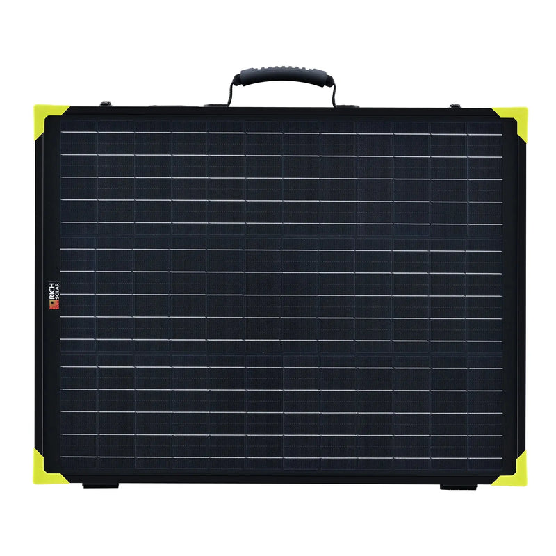 Rich Solar Mega 100 Watt Briefcase Portable Solar Charging Kit.   At  Generation Eco Store