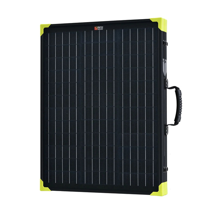 Rich Solar Mega 100 Watt Briefcase Portable Solar Charging Kit.   At  Generation Eco Store