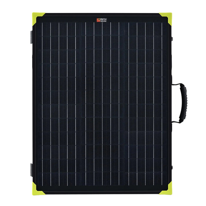 Rich Solar Mega 100 Watt Portable Solar Panel Briefcase.   At  Generation Eco Store