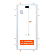 Rich Solar Mega 200 Watt 12 Volt Solar Panel.   At  Generation Eco Store