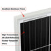 Rich Solar Mega 200 Watt 12 Volt Solar Panel.   At  Generation Eco Store