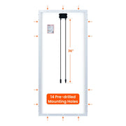 Rich Solar Mega 200 Watt 24 Volt Solar Panel.   At  Generation Eco Store