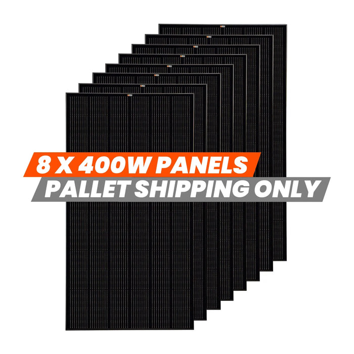 Rich Solar Mega 400 Watt Solar Panel (PALLET SHIPPING ONLY).   At  Generation Eco Store