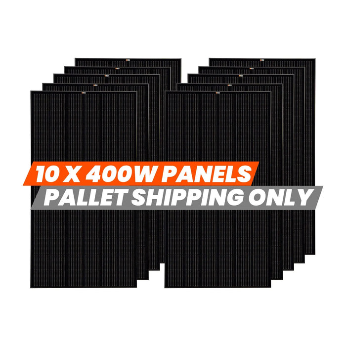 Rich Solar Mega 400 Watt Solar Panel (PALLET SHIPPING ONLY).   At  Generation Eco Store