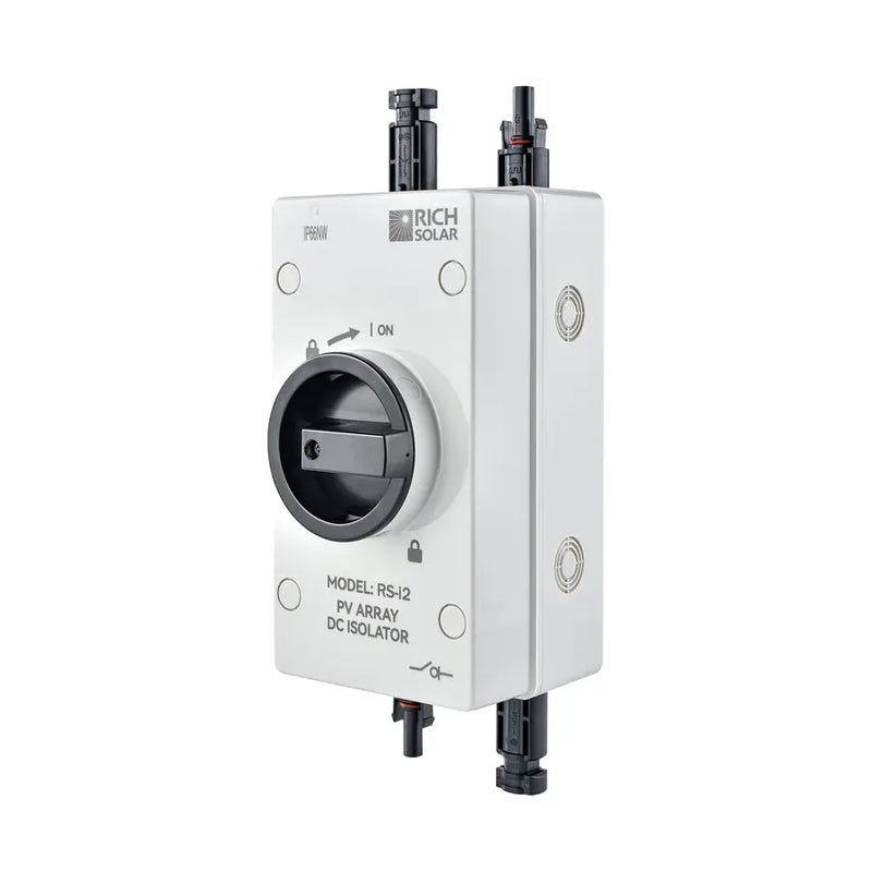 Rich Solar PV DC Quick Disconnect Switch | Solar Array DC Quick Disconnect Switch | 1500 Volt 32 Amp | 2 Pole 1 String.   At  Generation Eco Store