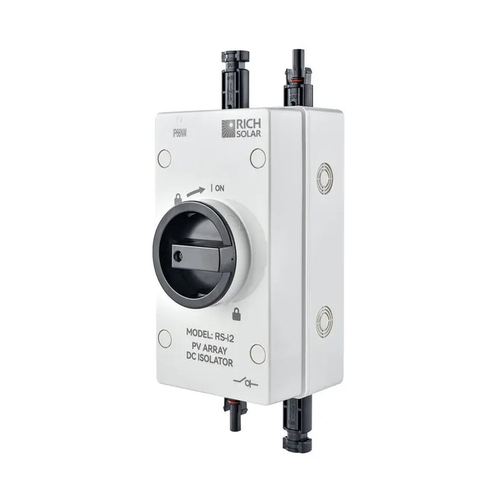 Rich Solar PV DC Quick Disconnect Switch | Solar Array DC Quick Disconnect Switch | 1500 Volt 32 Amp | 2 Pole 1 String.   At  Generation Eco Store