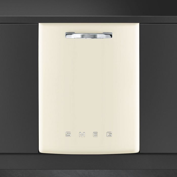 Smeg STU2FABCR2 50s Retro Style Series 24" Cream Built-In Fully Integrated Dishwasher