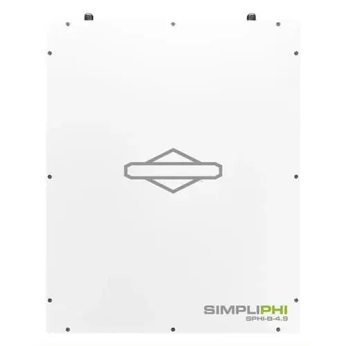 SimpliPhi, SPHI-B-4.9, Battery - 4.98 kWh, Wall Mountable, IP65 With Closed-Looped Comms.   At  Generation Eco Store