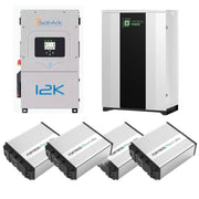 Sol-Ark 12K + Fortress Power eFlex Battery + Fortress Durarack Enclosure Bundle (Sol-Ark-12K, eFlex 5.4 G2, Durarack).   At  Generation Eco Store