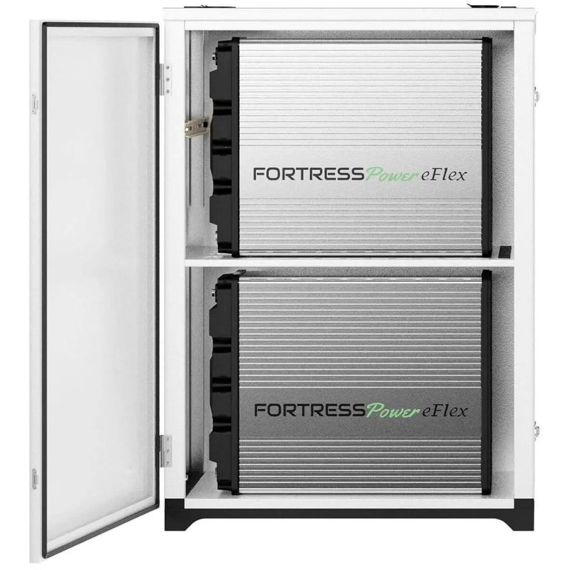 Sol-Ark 12K + Fortress Power eFlex Battery + Fortress Durarack Enclosure Bundle (Sol-Ark-12K, eFlex 5.4 G2, Durarack).   At  Generation Eco Store
