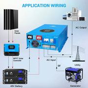 Sungold Power 18000W 48V Split Phase Pure Sine Wave Solar Inverter Charger.   At  Generation Eco Store
