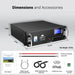 Sungold Power 2 X 48V 100AH Server Rack LIFEPO4 Lithium Battery SG48100P.   At  Generation Eco Store