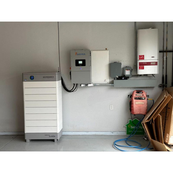 HomeGrid STACK'D [38.4kWh] 8 Stack’d Lithium Phosphate Battery Bank