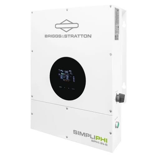 SimpliPhi, SPHI-IN-6, Inverter- 6 kW, With Dual Mppt Inputs, IP65 Outdoor Rated, With AGS