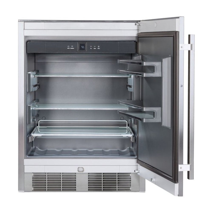Liebherr 24" Wide 3.7 Cu. Ft. Built-In Outdoor Wine and Beverage Cooler With LED Lighting
