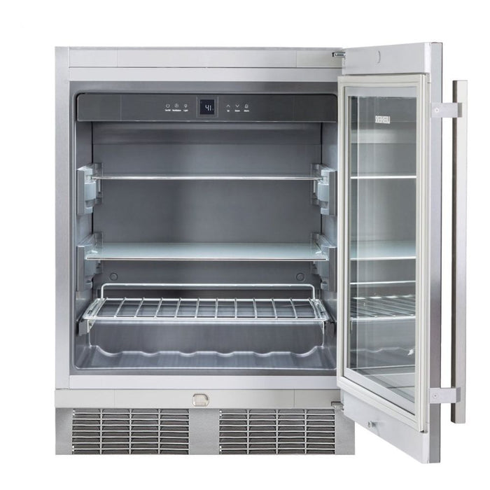 Liebherr 24" Wide 3.7 Cu. Ft. Built-In Wine and Beverage Cooler With LED Lighting