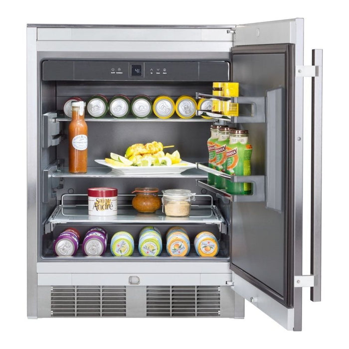 Liebherr 24" Wide 3.7 Cu. Ft. Built-In Outdoor Wine and Beverage Cooler With LED Lighting