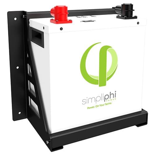 Simpliphi, AmpliPHI-3.8-48, Communications Based 3.8kWH LFP Battery, (Lithium Iron Phosphate), 48 Volt, With 100A DC Breaker-On/off Switch and BMS, Ul-1642, CE