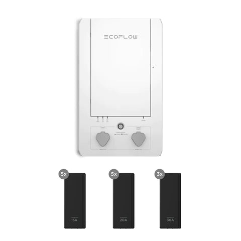 EcoFlow DELTA Pro 10.8kWh System with a Smart Home Panel+ 1600 Watts of Solar Panels