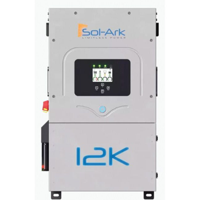 Sol-Ark 12K + Fortress Power eFlex Battery + Fortress Durarack Enclosure Bundle (Sol-Ark-12K, eFlex 5.4 G2, Durarack)