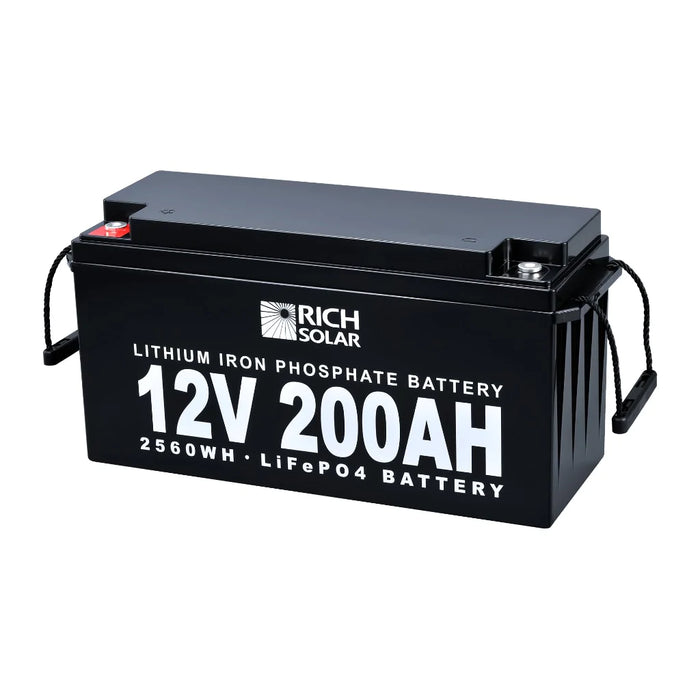 Rich Solar 12V 200Ah LiFePO4 Lithium Iron Phosphate Battery