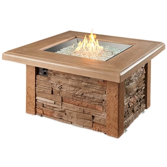 Outdoor Greatroom Sierra Square Gas Fire Pit Table