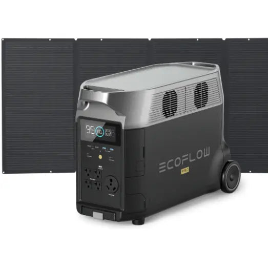 EcoFlow DELTA Pro Portable Power Station + 400W Rigid Solar Panel DELTAPro-400W-US / DELTAPro-400W2-US  1 at  Generation Eco Store