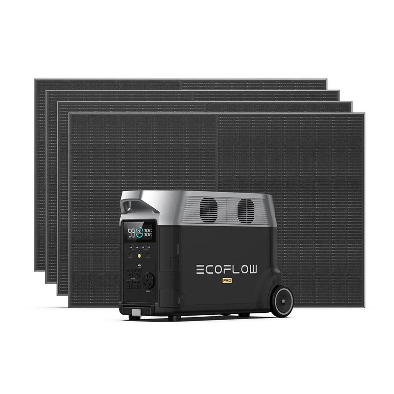 EcoFlow DELTA Pro Portable Power Station + 400W Rigid Solar Panel DELTAPro-400W-US / DELTAPro-400W2-US   at  Generation Eco Store