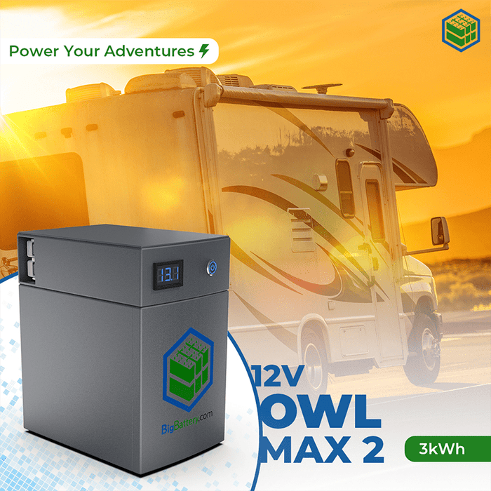 Big Battery - 12V 4X OWL MAX 2 KIT - LifePO4 - 912Ah - 12.072kWh