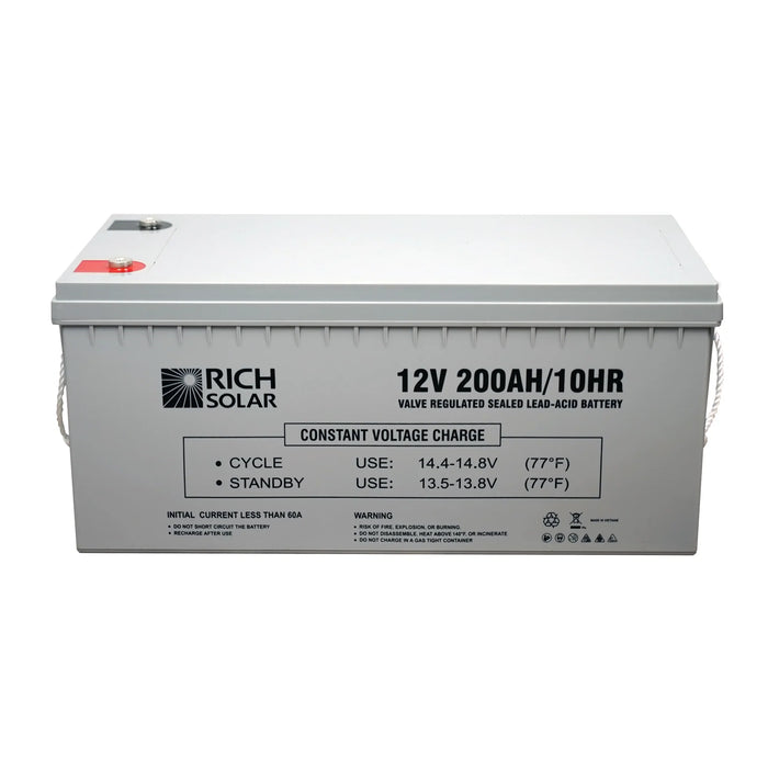 Rich Solar 12V 200Ah Deep Cycle AGM Battery