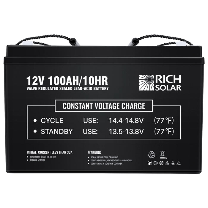 Rich Solar 12V 100Ah Deep Cycle AGM Battery