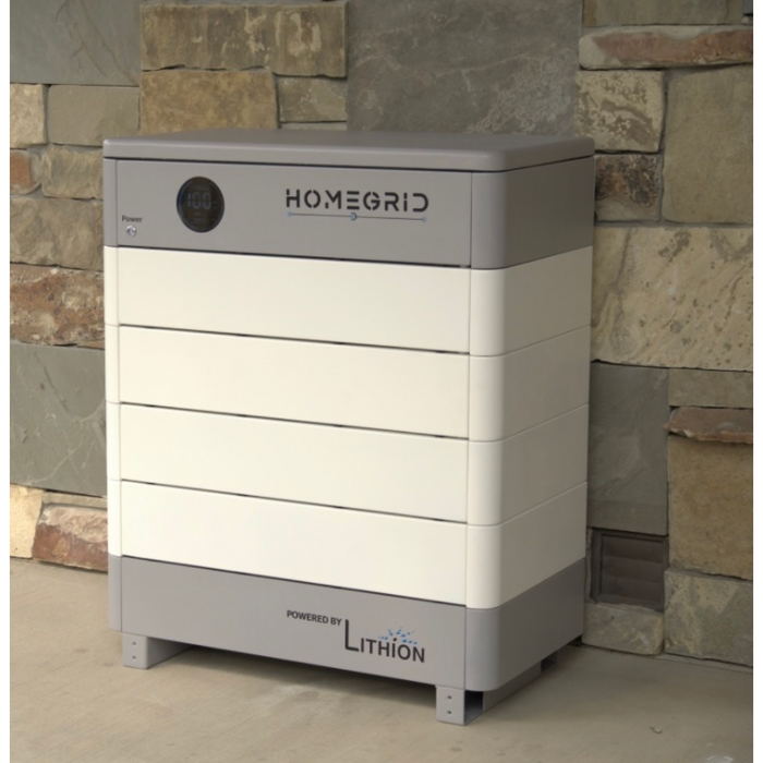 HomeGrid STACK'D [19.2kWh] 4 Stack’d Lithium Phosphate Battery Bank