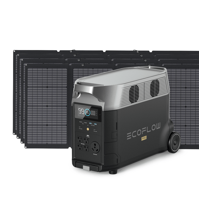 EcoFlow 4 EcoFlow DELTA Pro + 220W Solar Panel