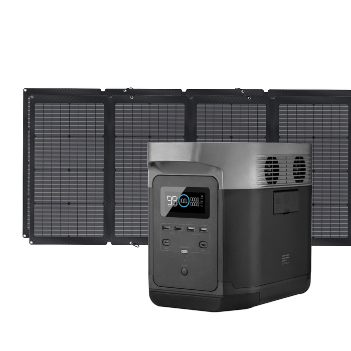 EcoFlow DELTA + 220W Portable Solar Panel DELTA1300-MS430-US / DELTA1300-2MS430-US