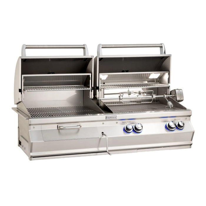 Fire Magic Grill Aurora A830i Gas/Charcoal Combo Built-In Grill